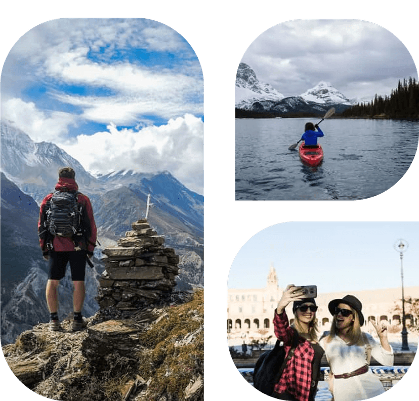 Travel collage
